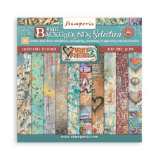 Stamperia - Furry Friends 2 - 12"x12" Backgrounds Scrapbooking Pad